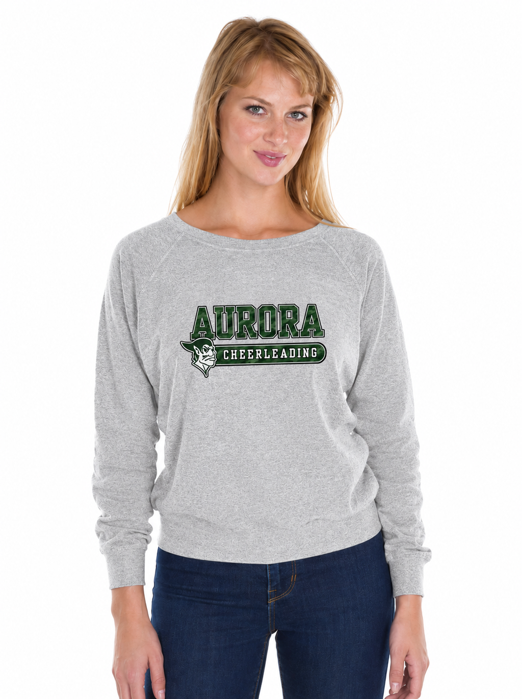 Women's Raglan Pullover with Camo Logo