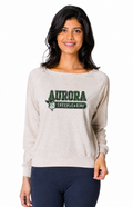 Women's Raglan Pullover with Camo Logo