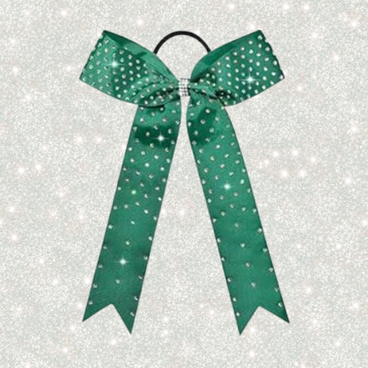 Collegiate Rhinestone Cheer Bow